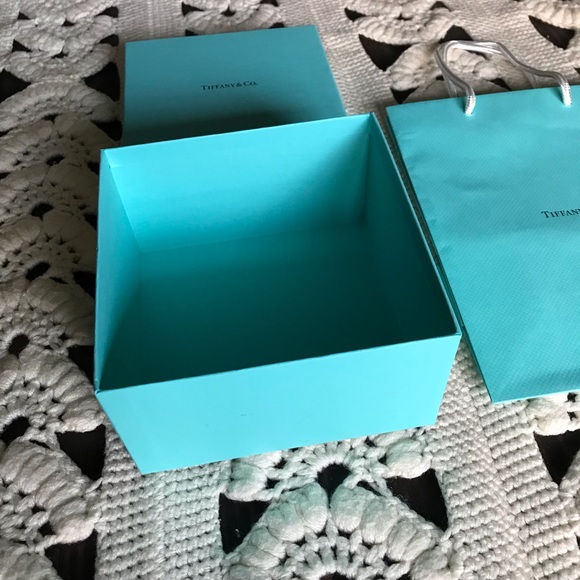 Tiffany & Co. Empty Cube Box & Matching Bag Bundle - Picture 5 of 13